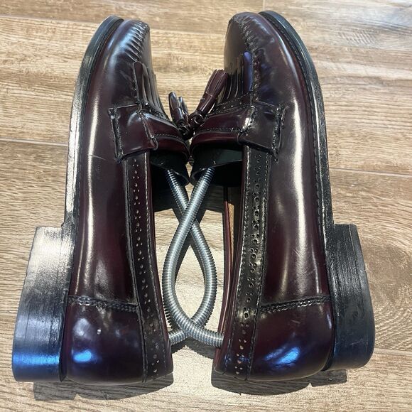 G.H. Bass Weejuns Bass Jeremy Shoes Mens 9 EE Burgundy Leather Tassel Loafers main image 11